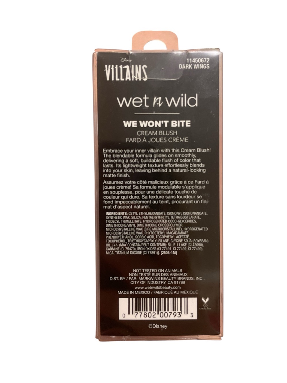 The Wet n Wild Disney Villains "We Won't Bite" Cream Blush - Picture 5 of 6